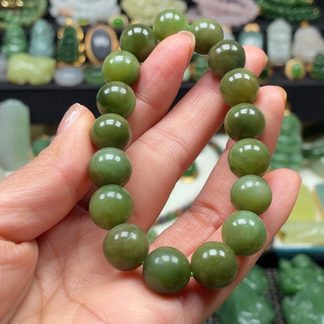 和田玉未镶嵌颈饰12漏