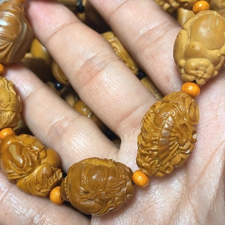 唐***王手串/手链橄榄核橄榄微瑕4号