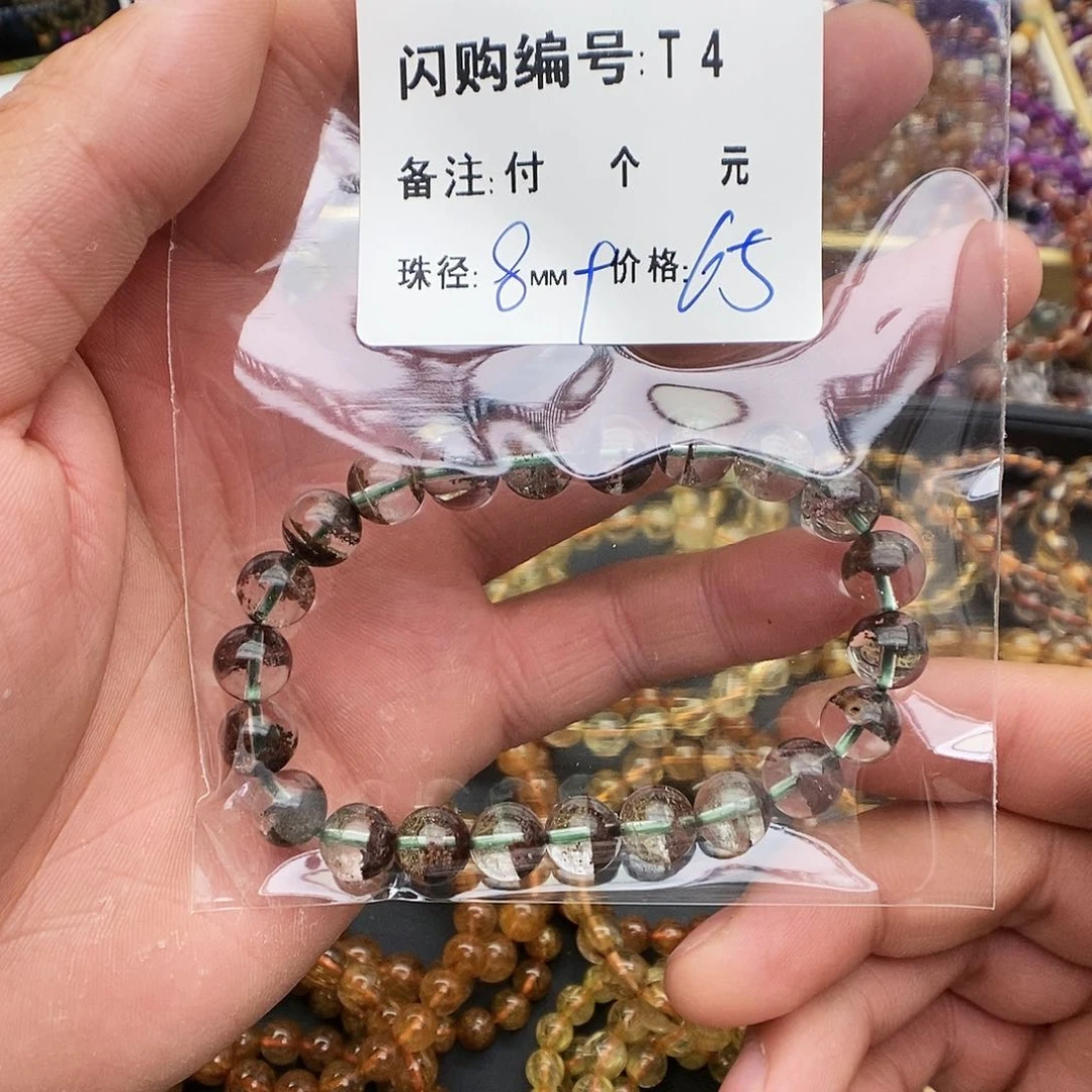 水晶手链未镶嵌口***T 4