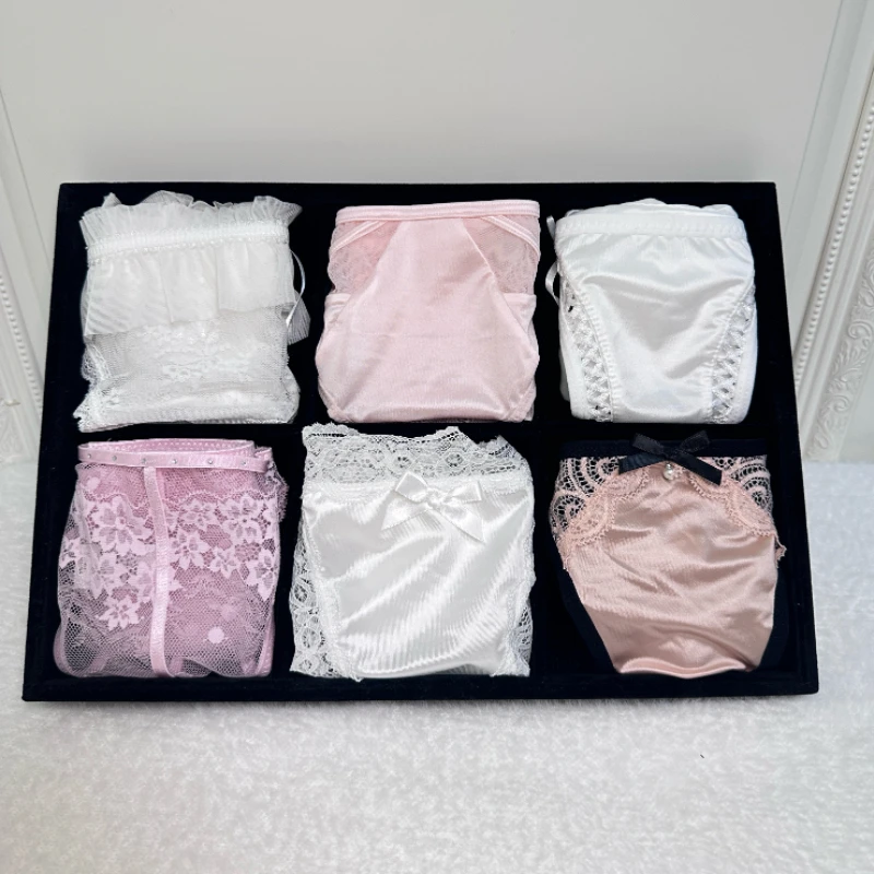 【亏米*孤品清仓】2025夏新款蕾丝性感少女底裤 透气美臀女士内裤纯