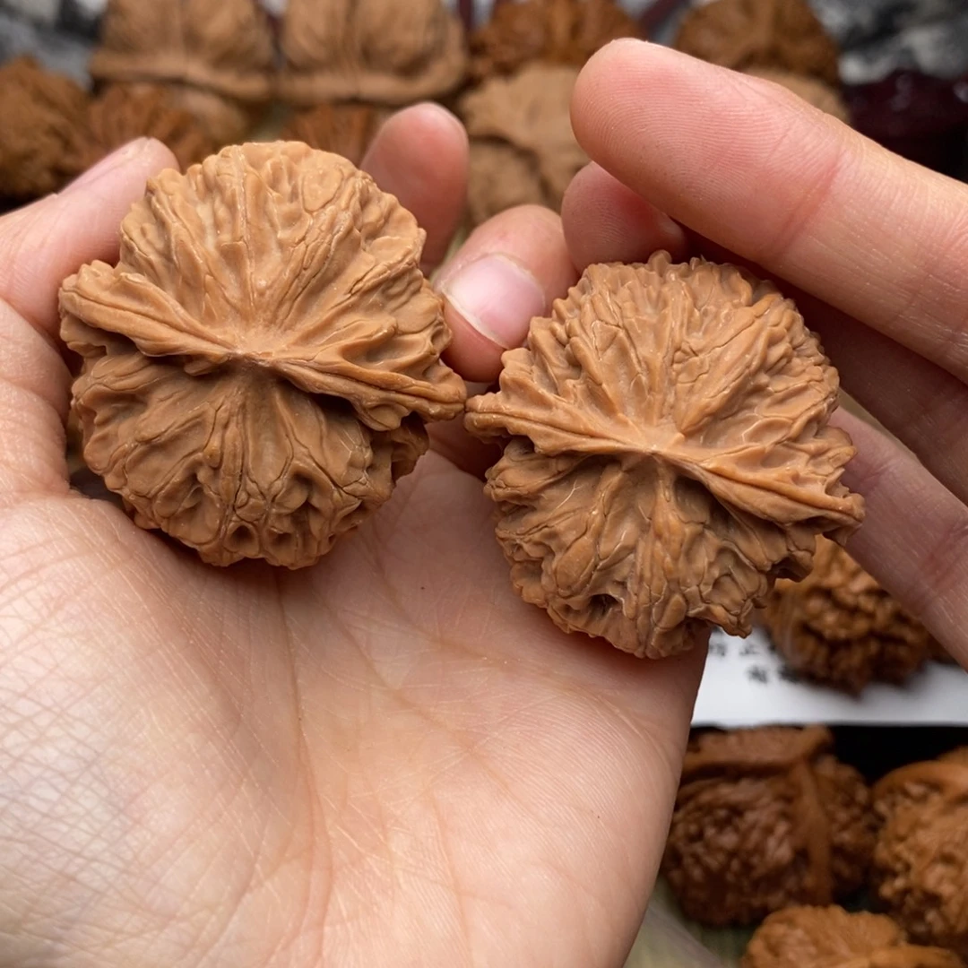 文玩核桃把件687号42算苹果