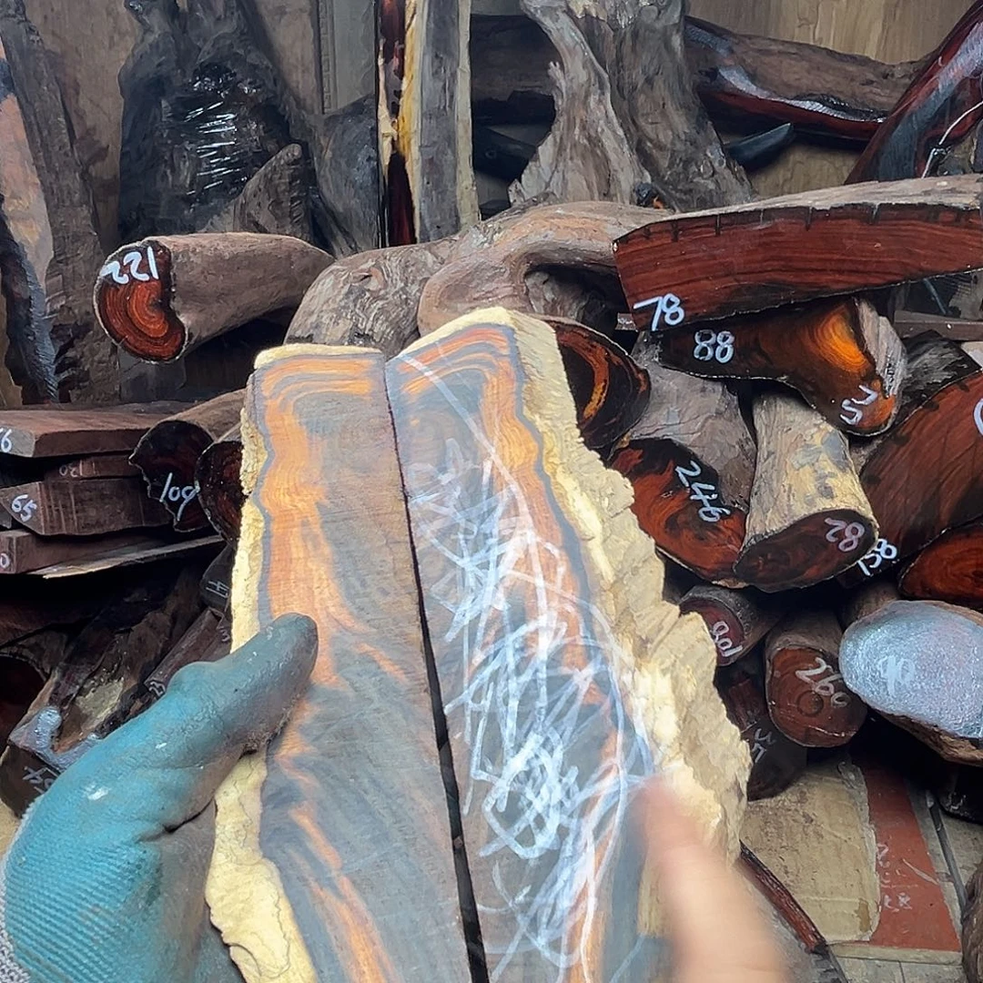 K***n檀木大红酸枝交趾黄檀