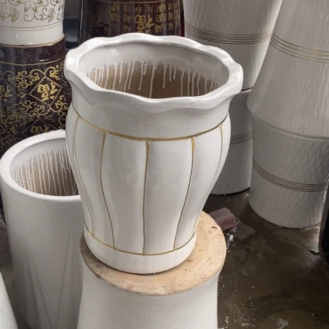 低腰花口白金南瓜中号 口26/34