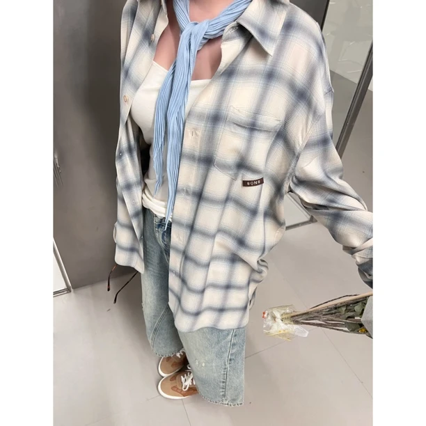 8ON8设计师品牌25春夏新品格纹休闲衬衫SOLSOL买手店