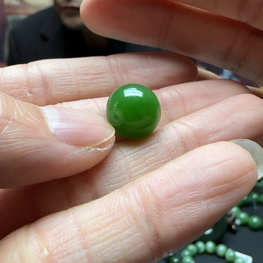 和田玉单珠未镶嵌