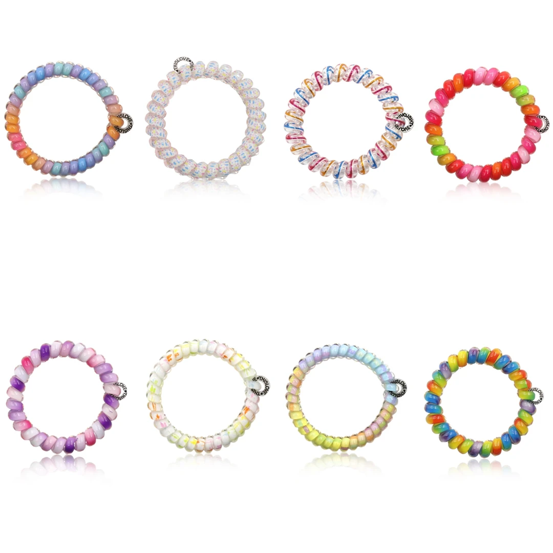 【电话线发圈挂绳】手机壳防丢挂绳挂饰女款ins通用简约彩色系列