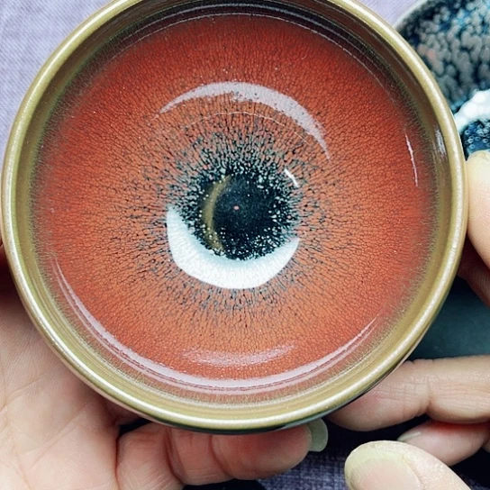 茶盏江***哥龙窑柴烧红豪钵钵器型9.2口径