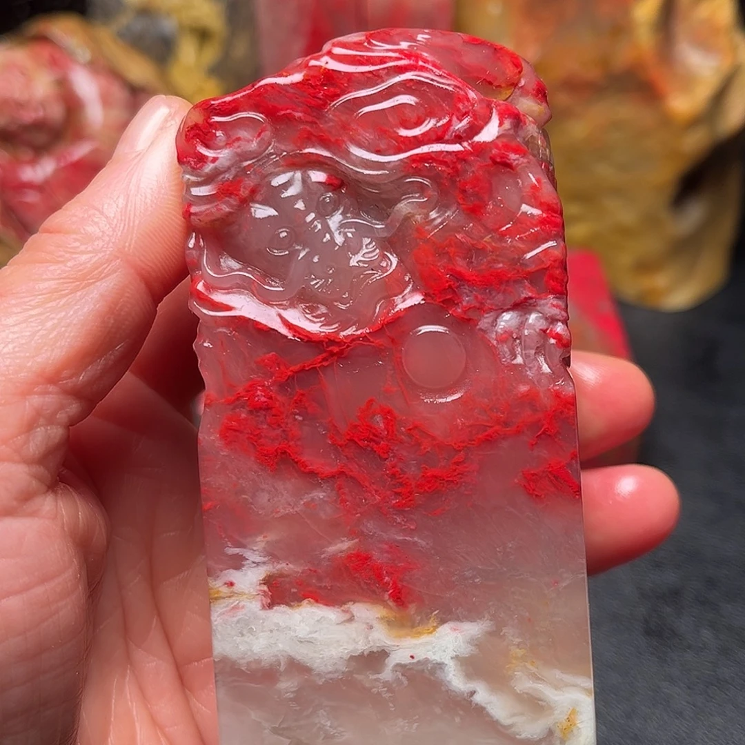 大***狐昌化石巴林鸡血石