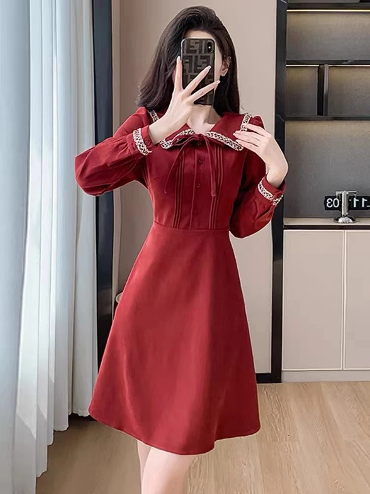 秋季新款法式气质时尚轻奢高级感独特超好看修身连衣裙