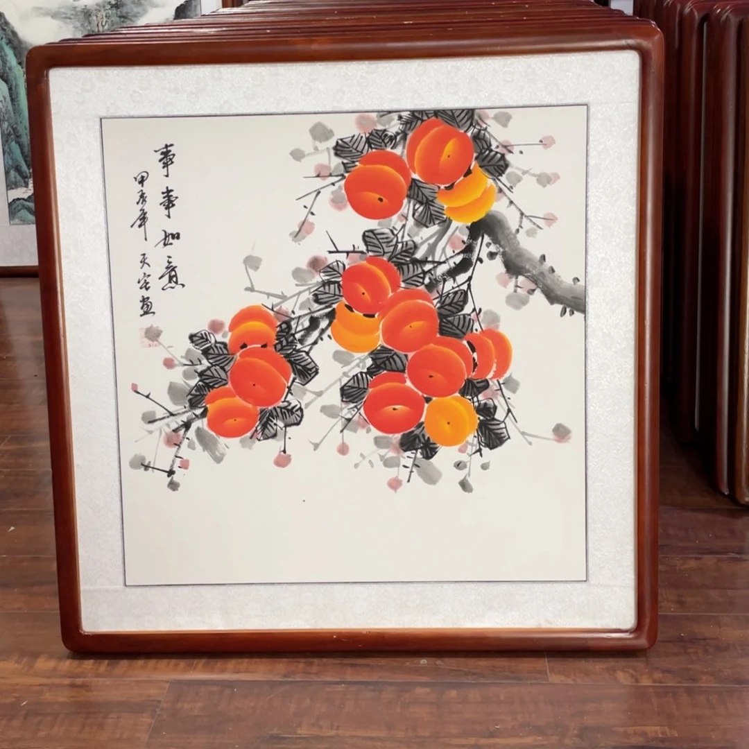 国画带框尺寸63*63厘米
