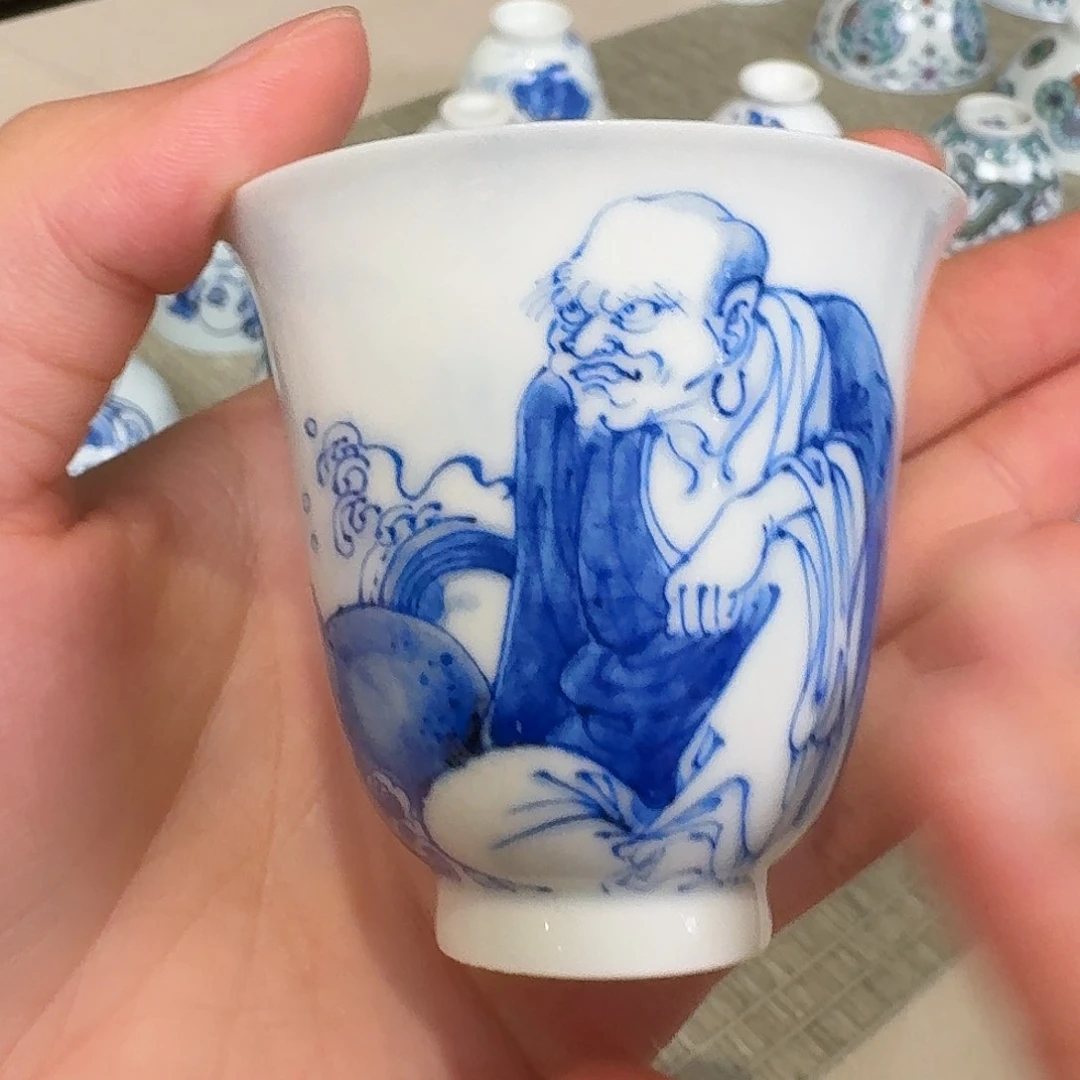 云嶺渡海罗汉闻香杯