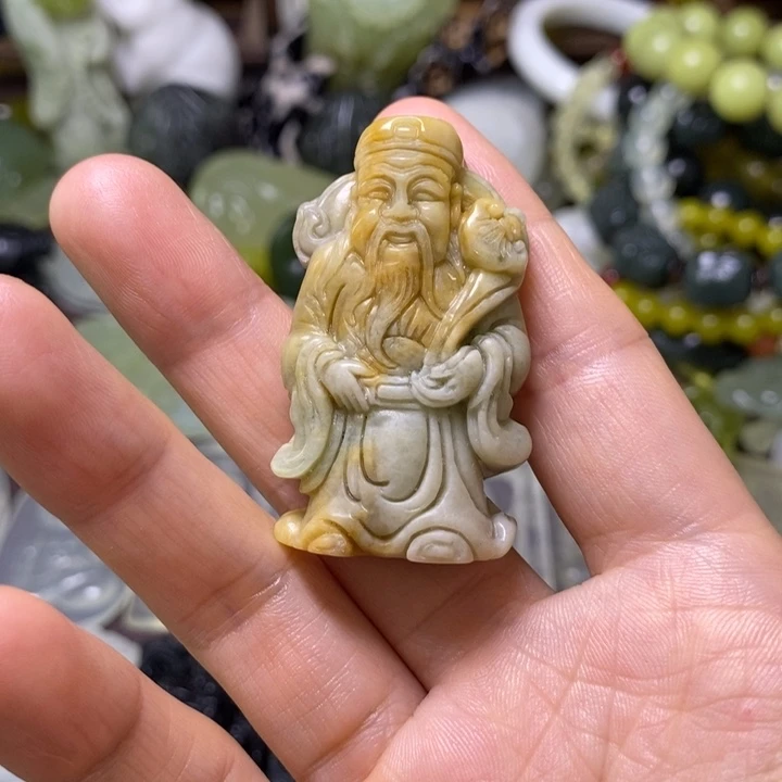 岫玉未镶嵌岫玉颈饰