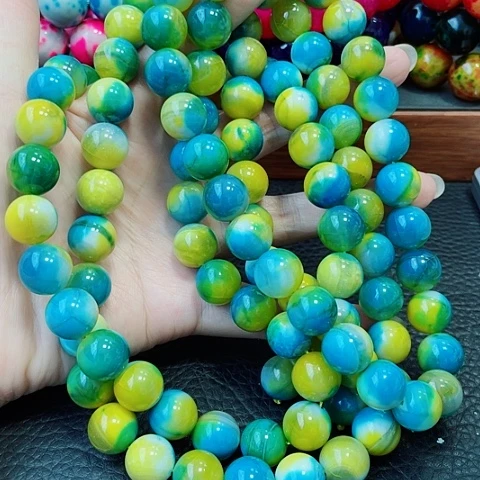 未镶嵌玛瑙手饰黄蓝舒14