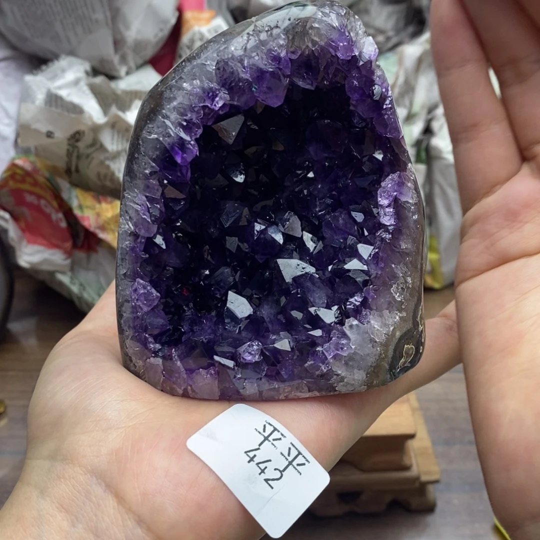 紫晶珠宝半成品未镶嵌