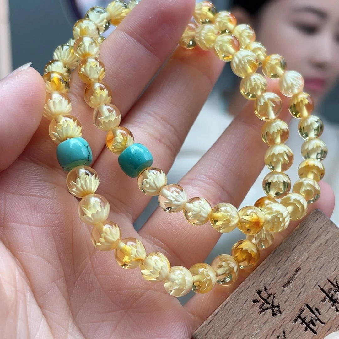 蜜蜡未镶嵌手链手串
