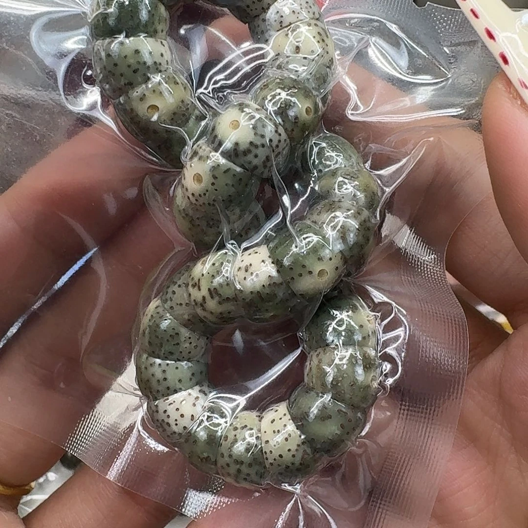 星月菩提手串66王者绿星月菩提猪大肠10单圈