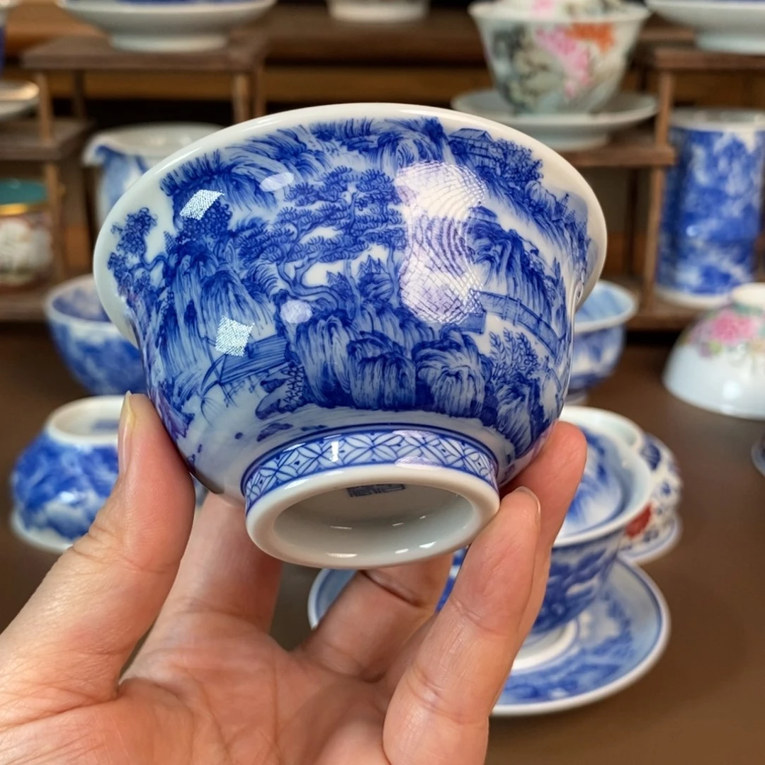 杯景德镇陶瓷手工手绘