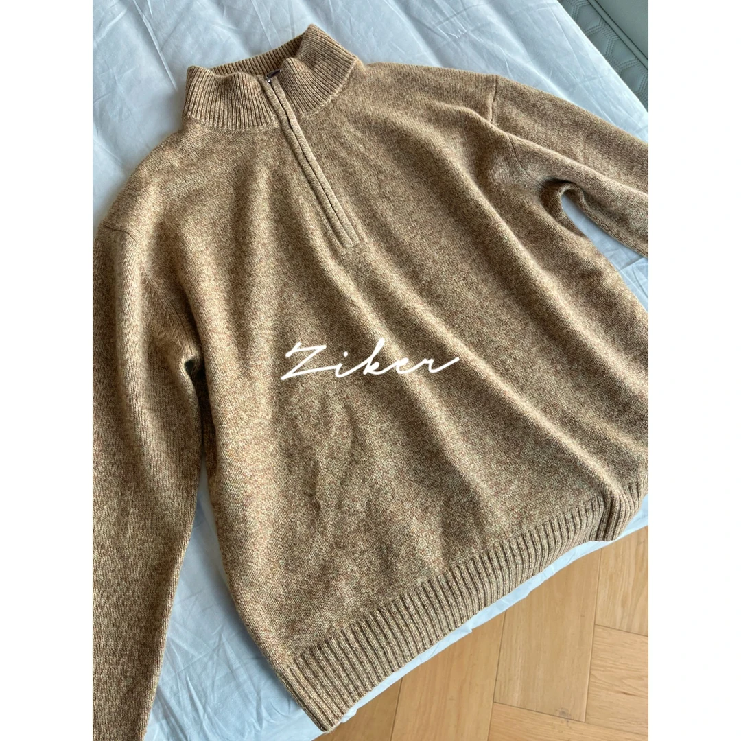 ZIKER｜lp女羊绒针织衫套衫长袖套头冬季百搭休闲针织