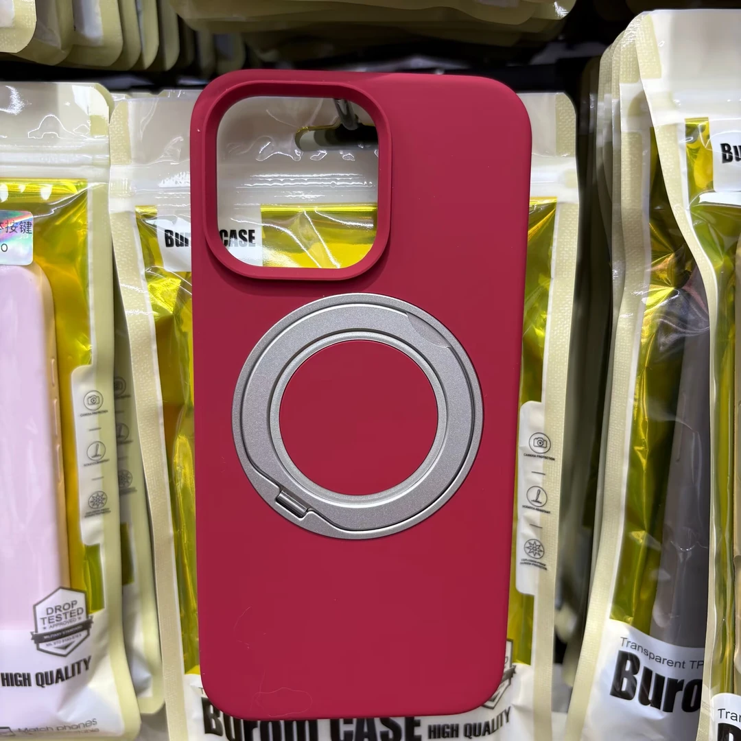 支点手机壳齐平新款带卡轮360度旋转卡扣声没有绒布适用于苹果16