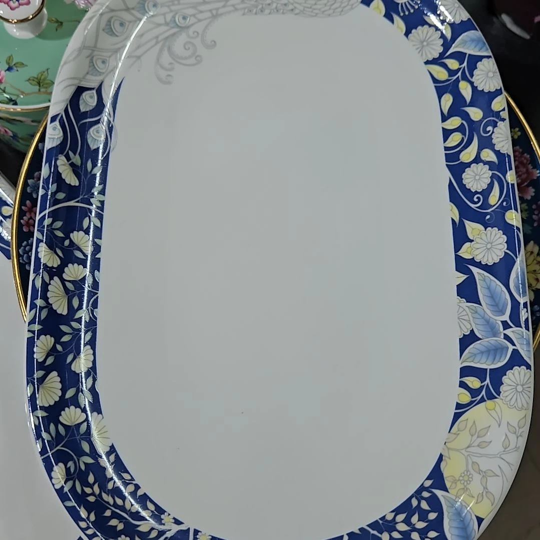 瓷片微瑕鱼盘一个6666666666666