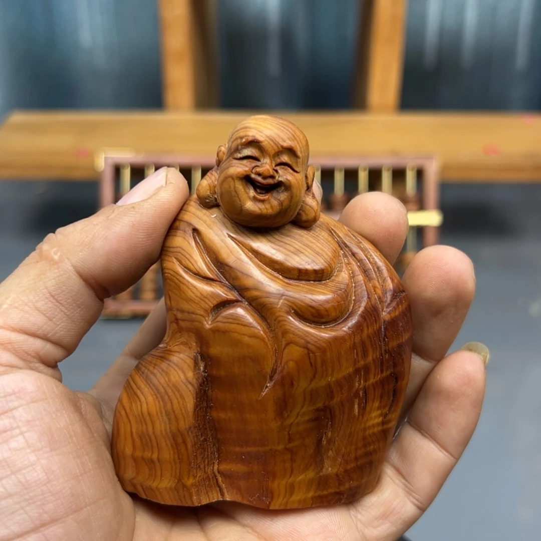 幸****木崖柏木摆件手把件