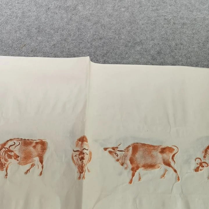 昌化石印石拓片一张四尺对开的纸