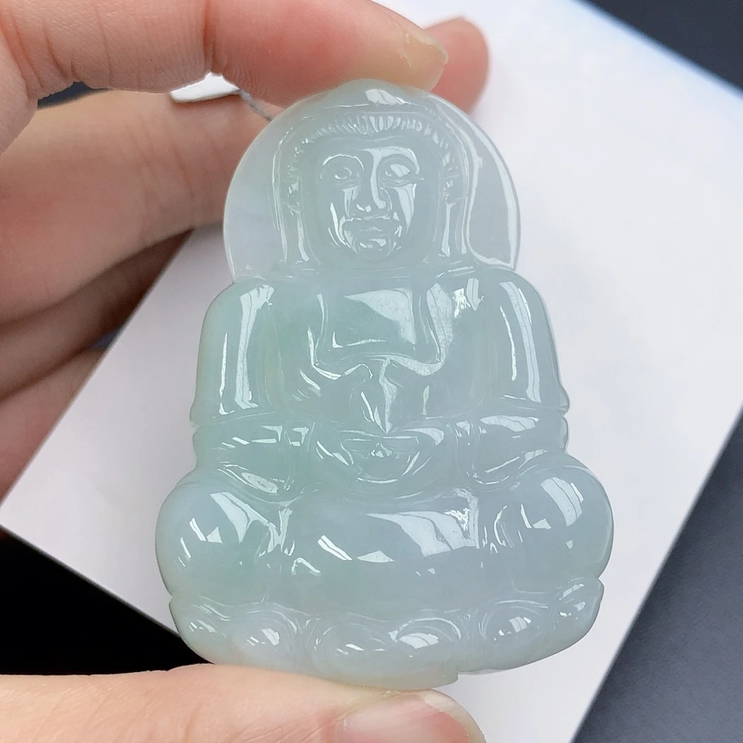 颈饰未镶嵌翡翠观音