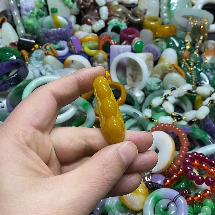 颈饰未镶嵌翡翠缅甸翡翠首饰配饰