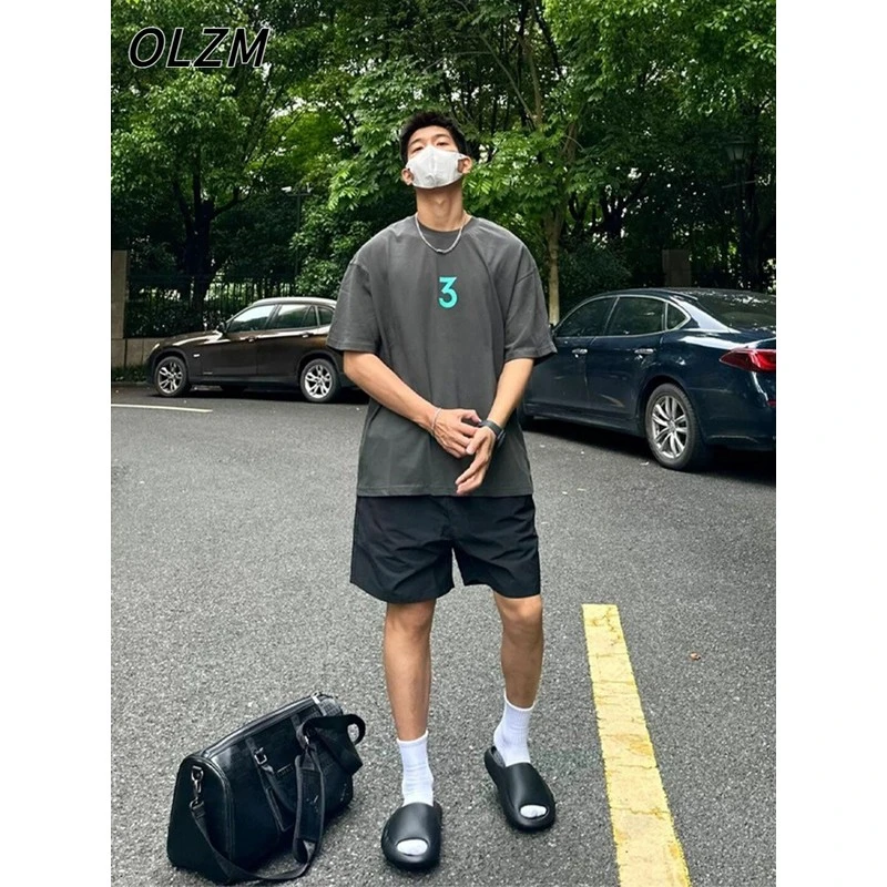 美式尼龙速干短裤男夏季薄款冰丝凉感情侣沙滩裤篮球运动四五分裤