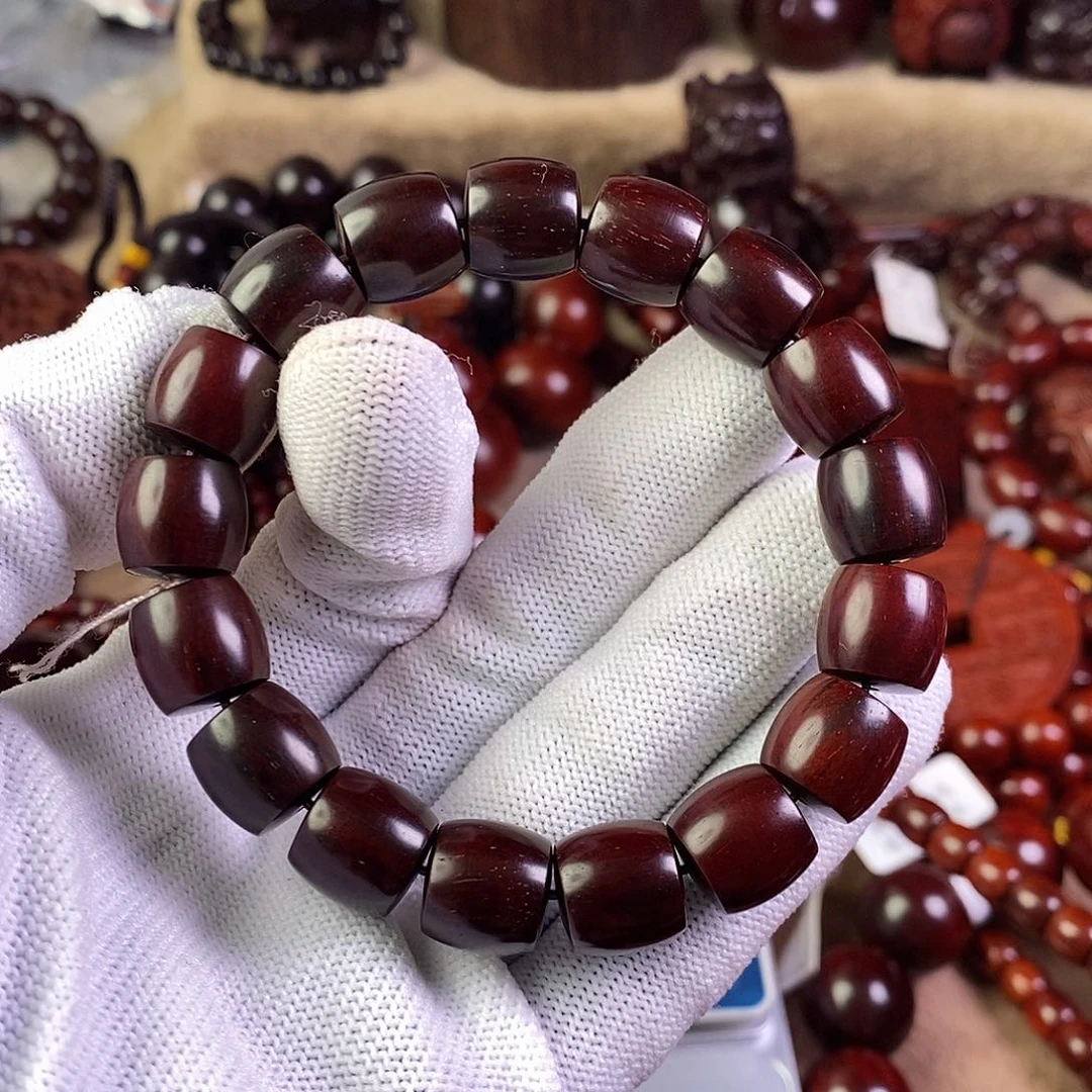 小叶紫檀手串/手链S****a原汁原味12泥料