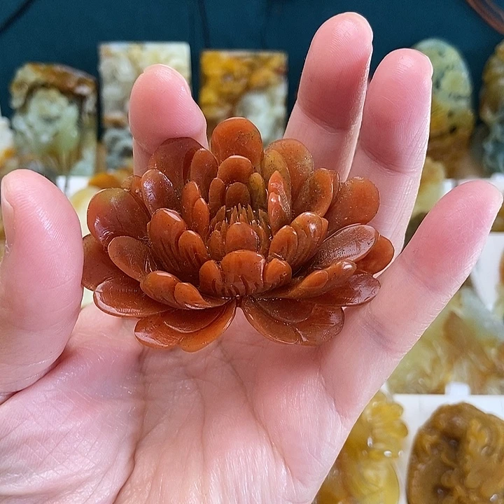 蛇纹石玉合金颈饰