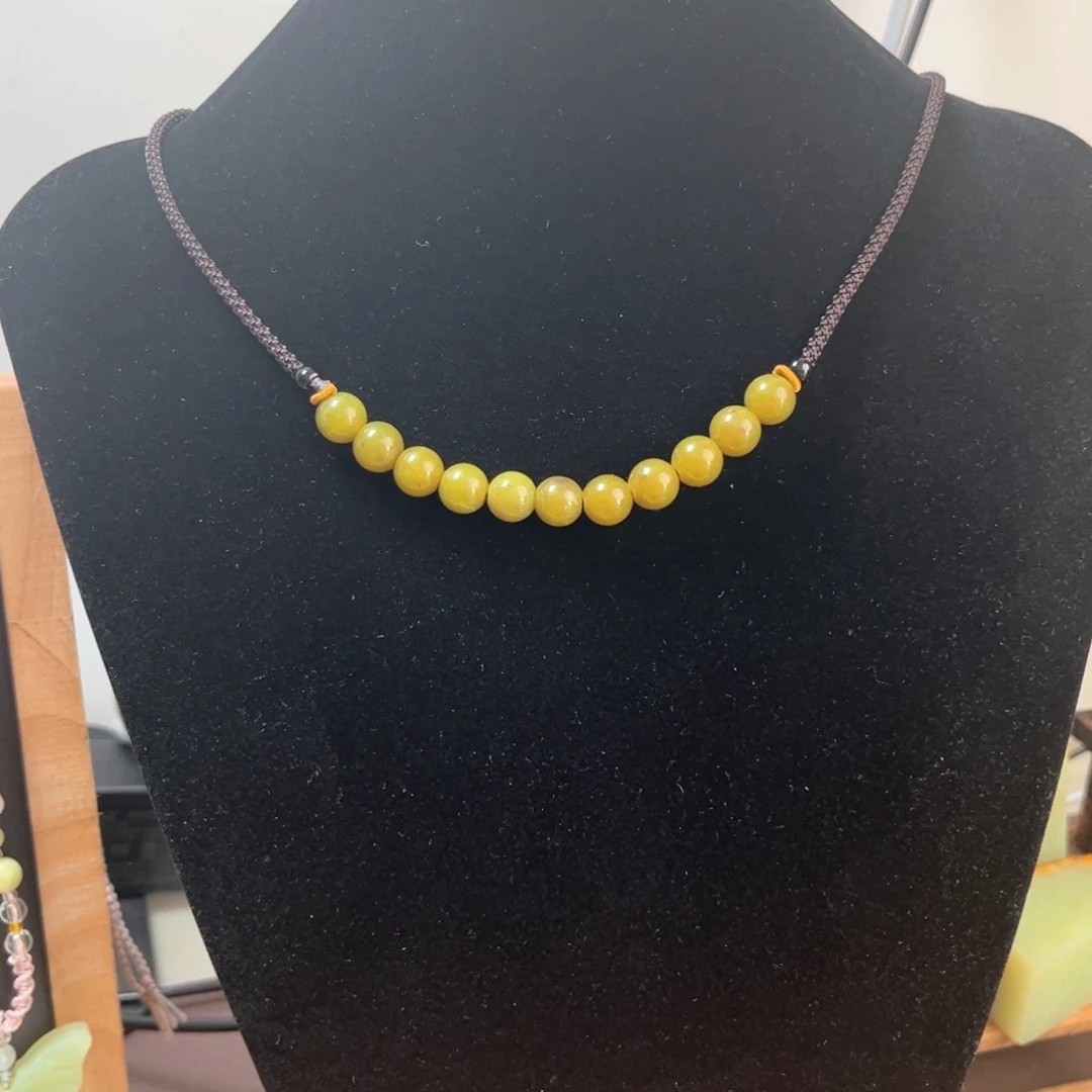 蛇纹石玉未镶嵌吊坠(赠链)清库存不退不换默认有结构