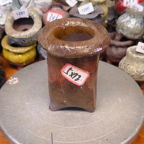 粗陶花盆手工花盆制作