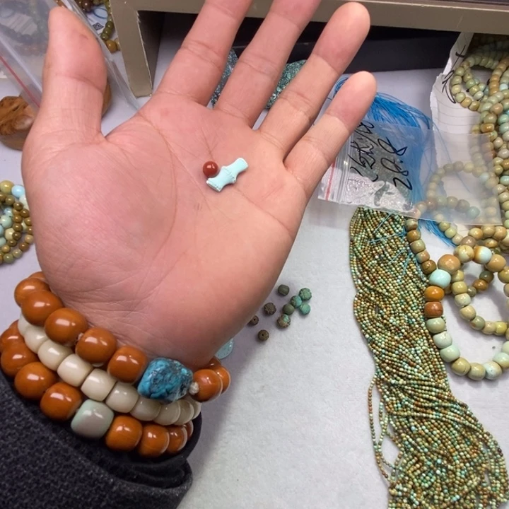 南红玛瑙发饰未镶嵌燃**风