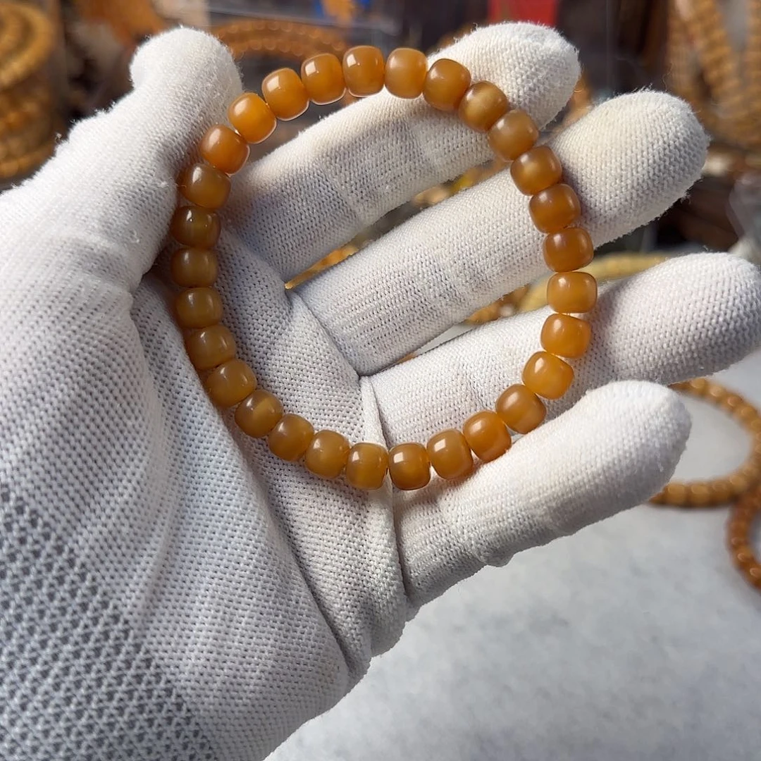 菩提根/象牙果吊坠闪电购11，极致玉化单圈