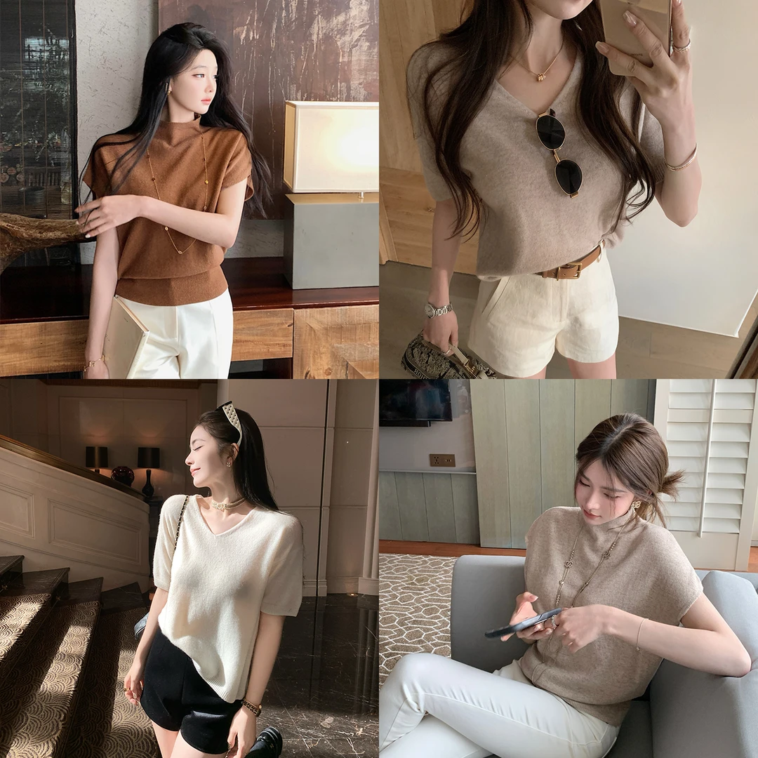 “简奢气质挂”越简单的越高级！羊绒羊毛/100羊毛优雅质感毛衫