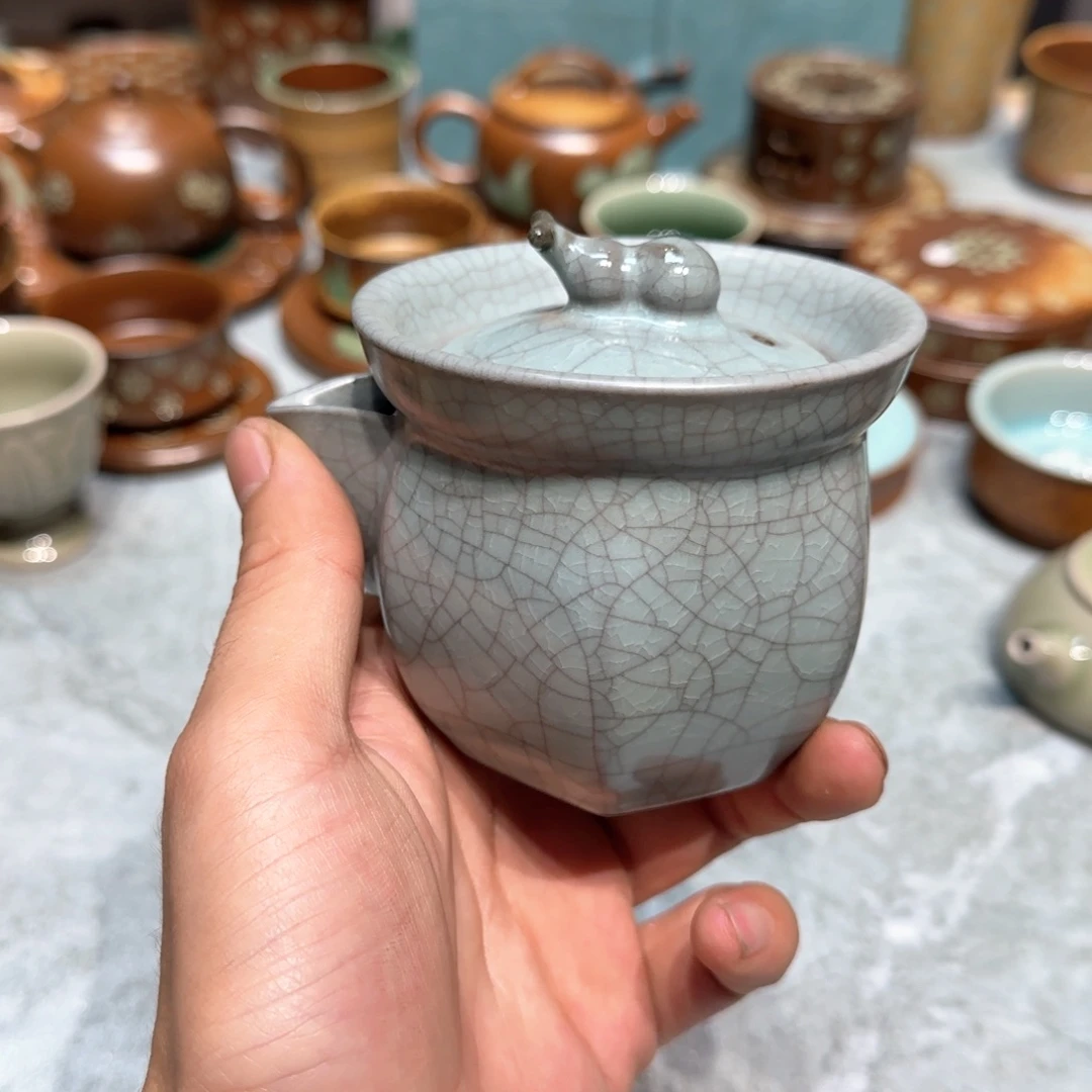 小金茶具青瓷茶器