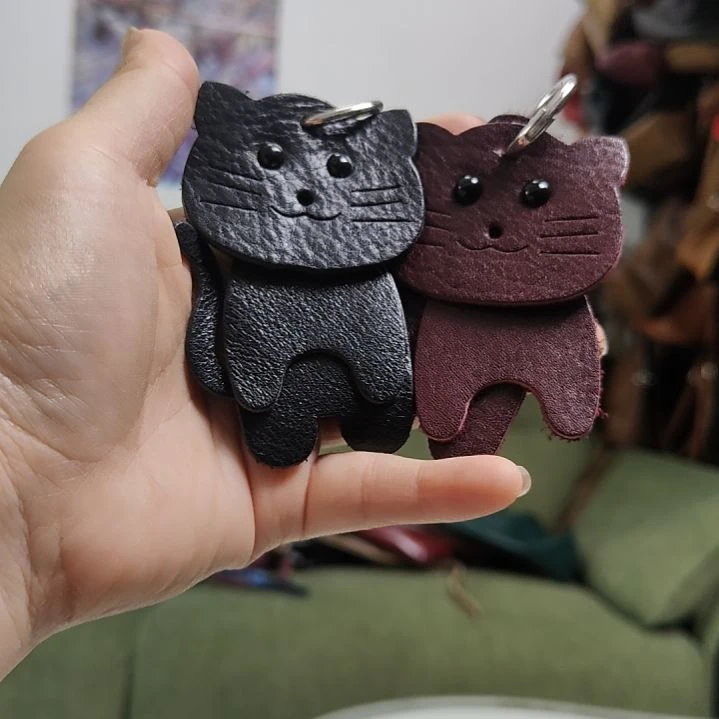 犏牛皮（革）头层牛皮挂件