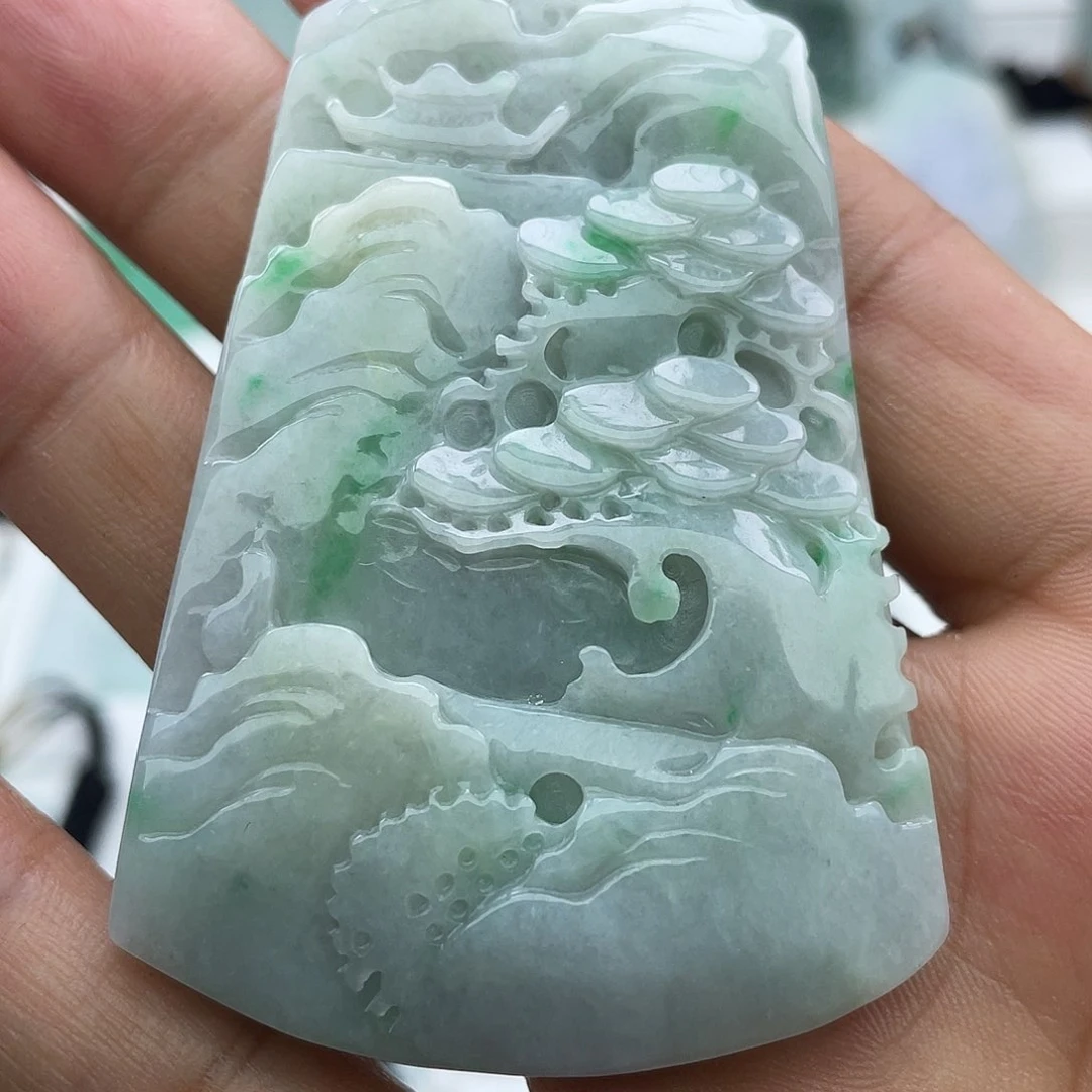 颈饰未镶嵌翡翠翡翠