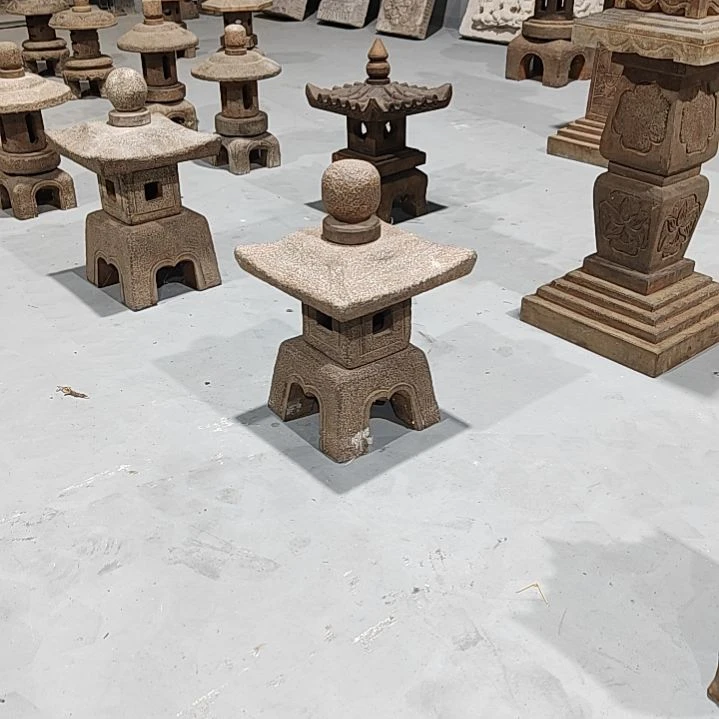 石材石雕石灯高40