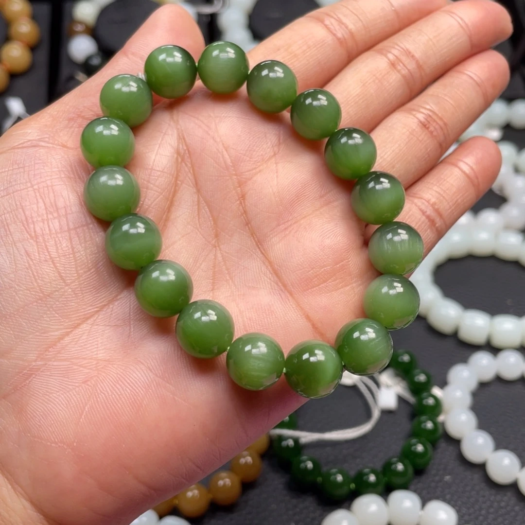 和田玉未镶嵌手链