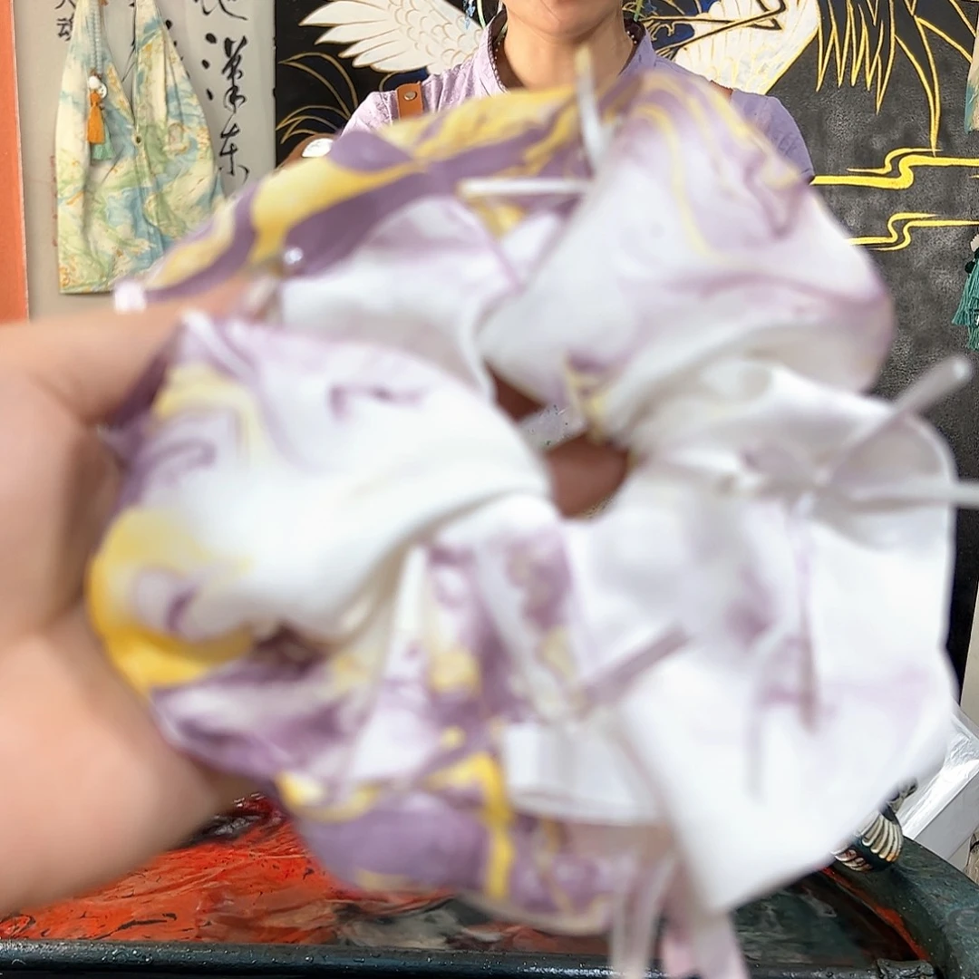 498蕾丝发圈手作