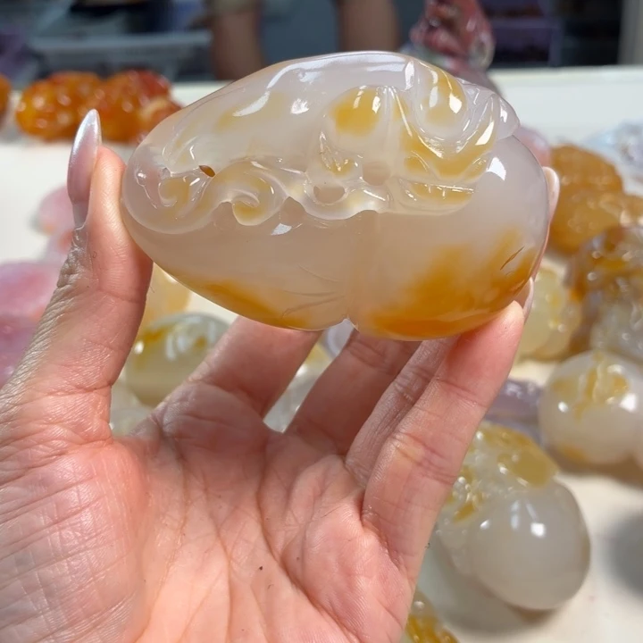 玛瑙/玉髓未镶嵌吊坠(不含链)