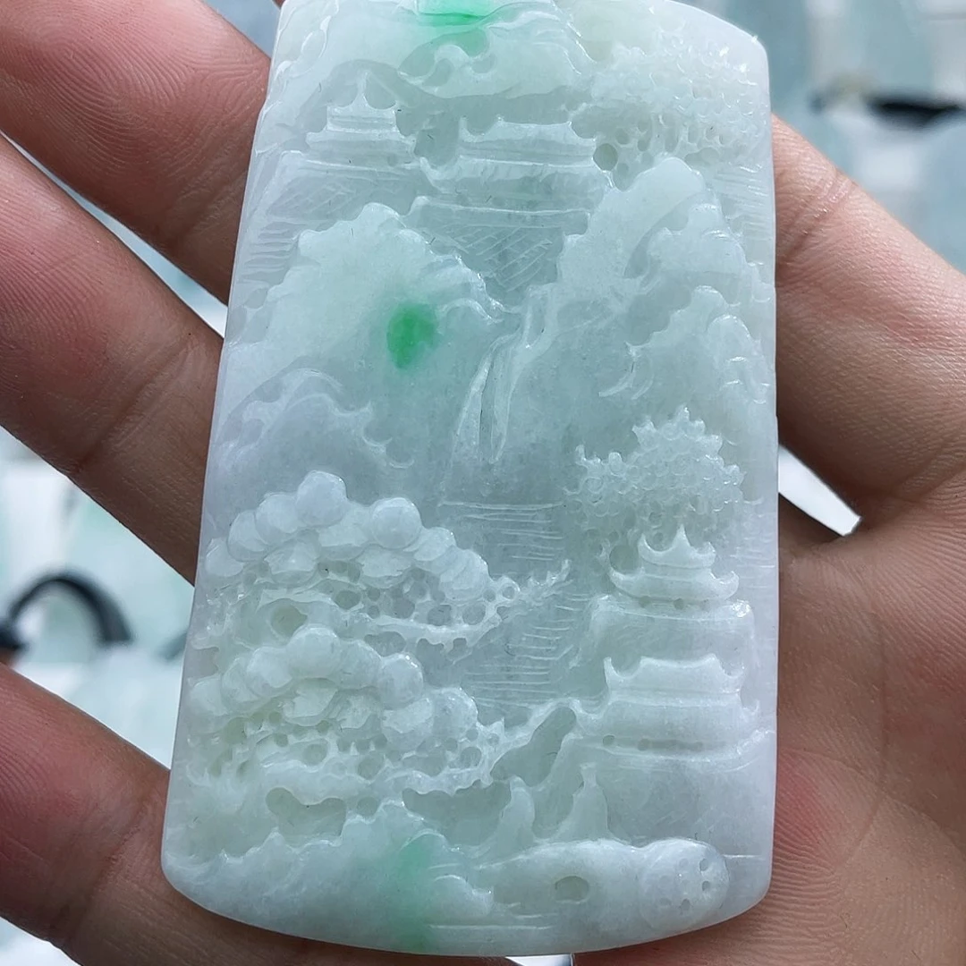 颈饰未镶嵌翡翠翡翠