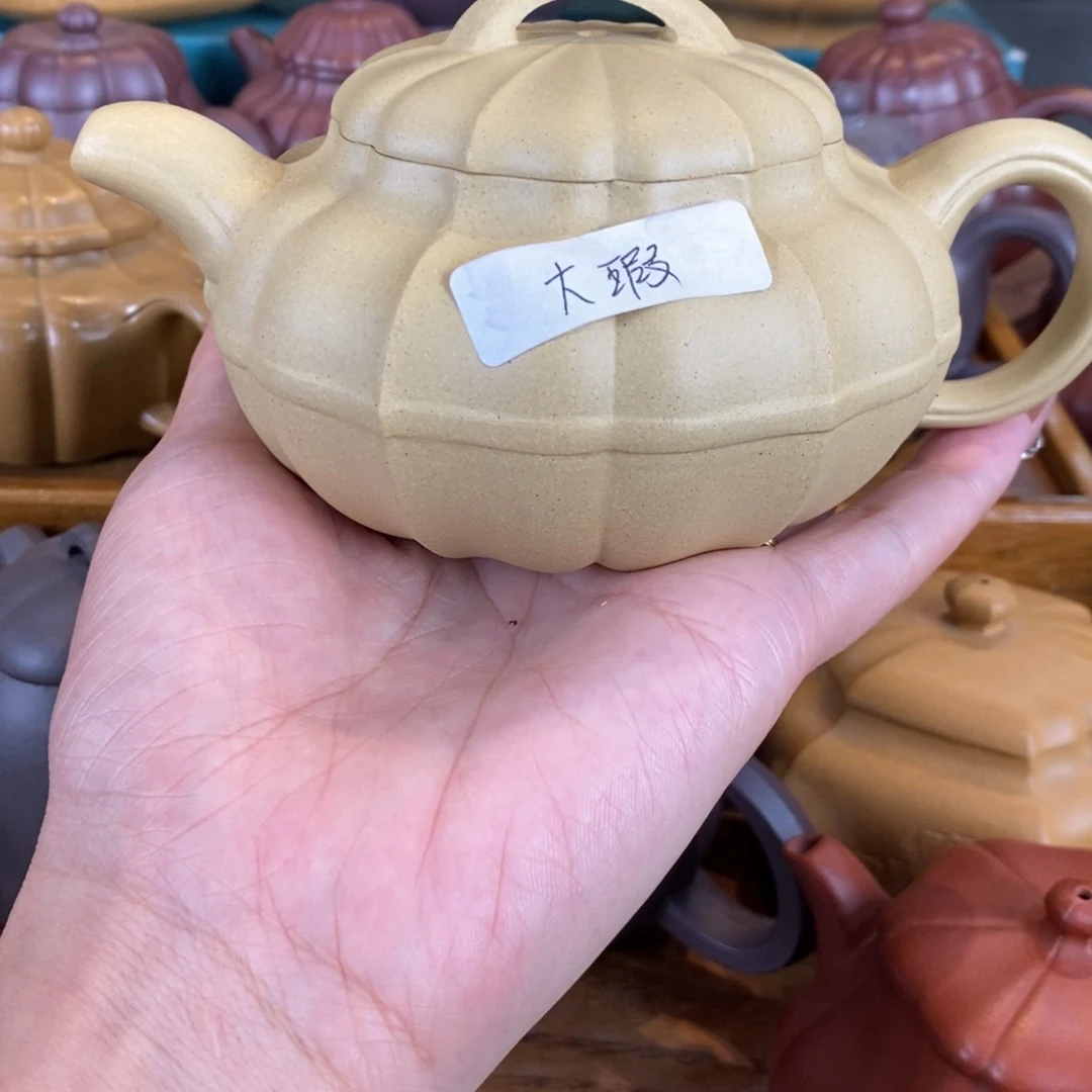 茶壶紫砂原矿泥料手工壶直播间