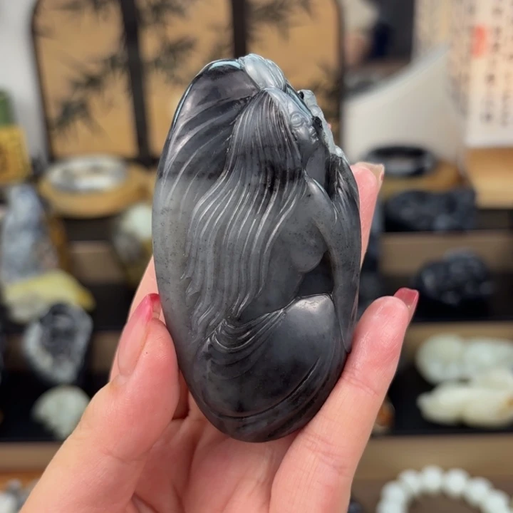 和田玉未镶嵌挂件