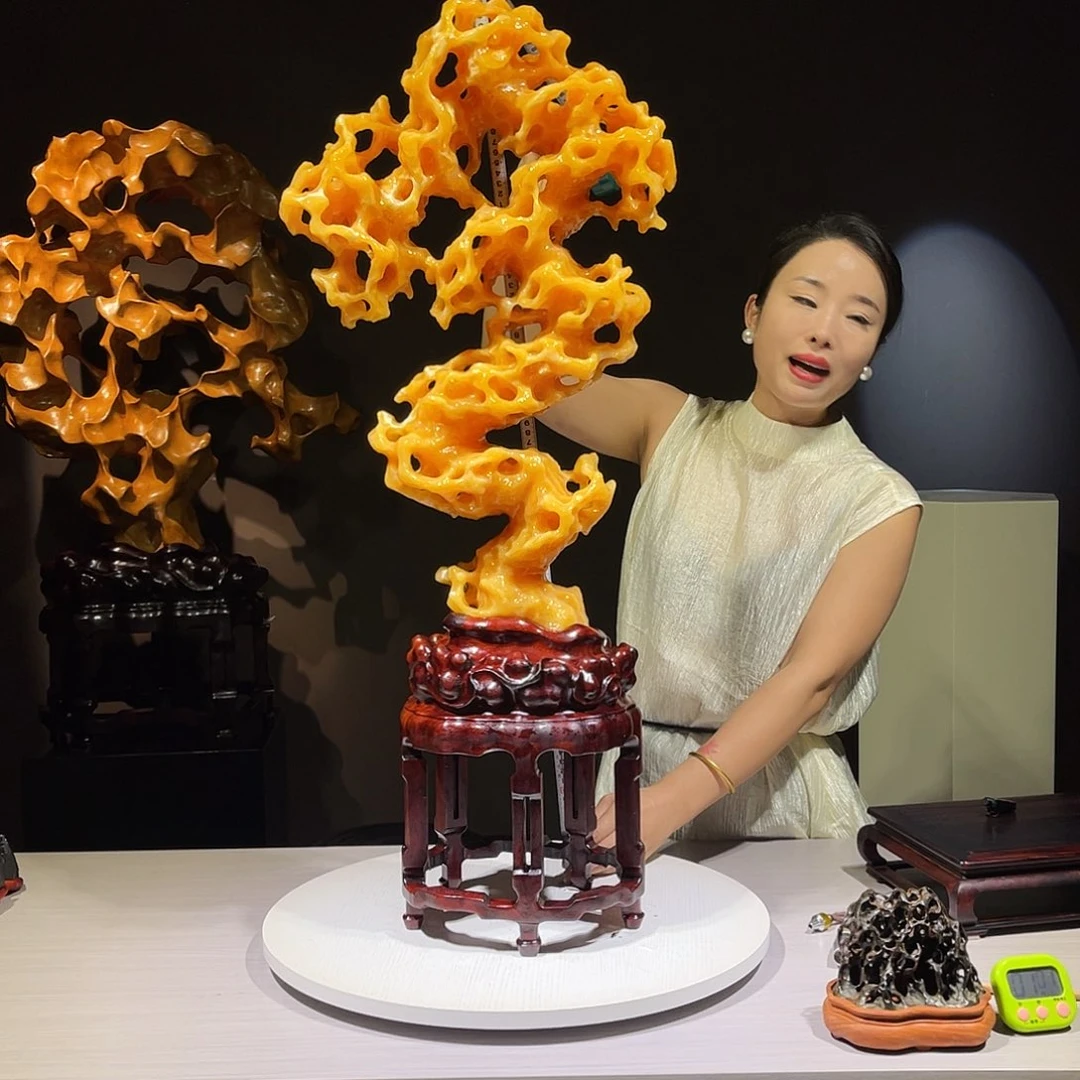 偶***人太湖石，太湖石摆件