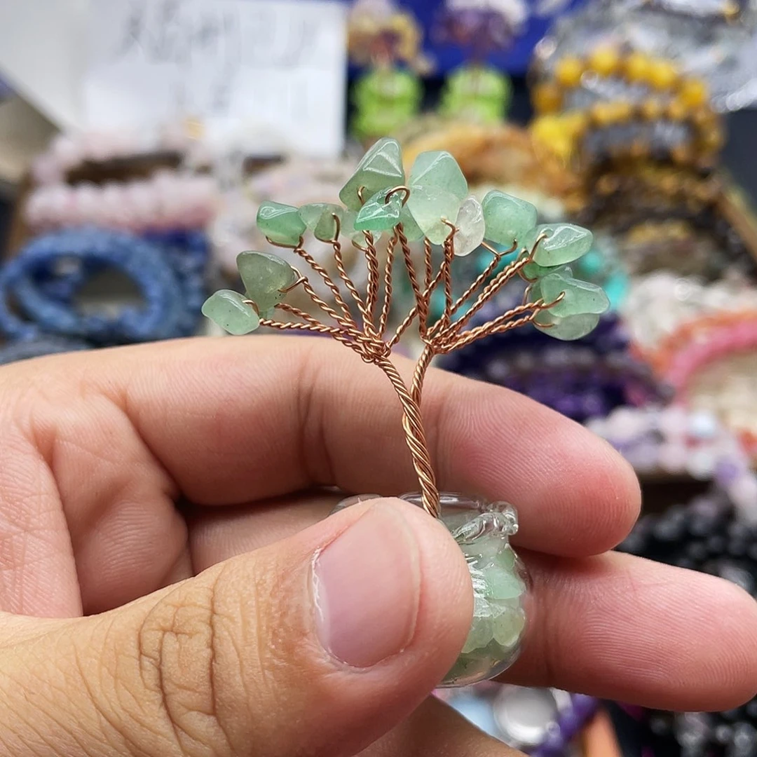水晶手串未镶嵌白菜树