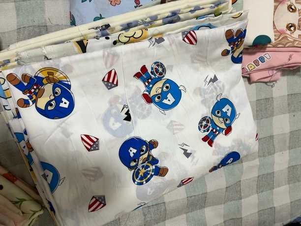 美国队长布料绵绸棉绸宽度1.45