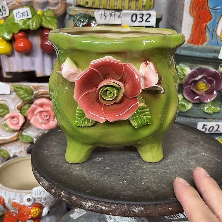 粗陶材质多肉花盆